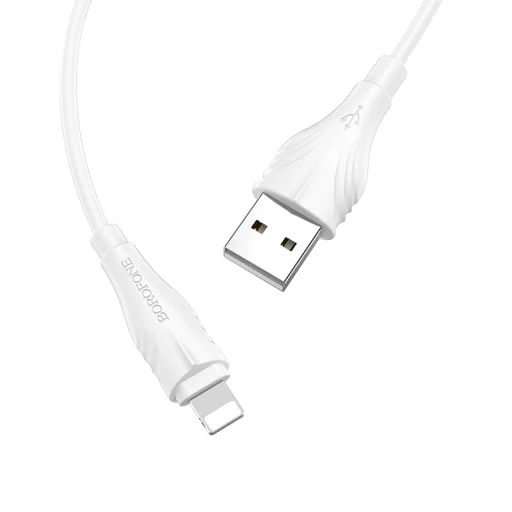 Borofone Cable BX18 Optimal - USB Lightning kábel - 2A 1 méter fehér - 3