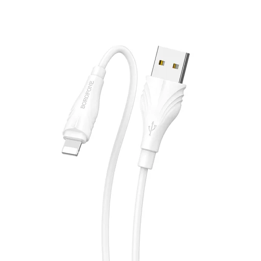 Borofone Cable BX18 Optimal - USB Lightning kábel - 2A 1 méter fehér - 5