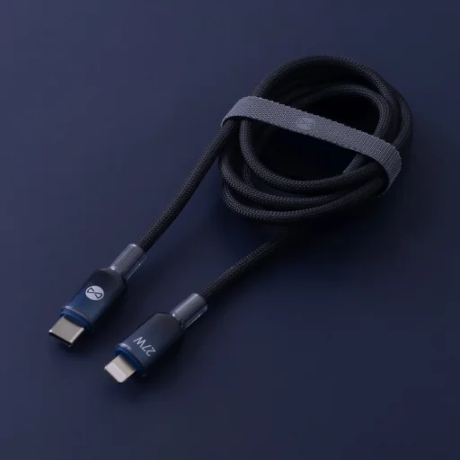 Forever Ombre kábel USB-C - Lightning 1,0 m 27W fekete - 2