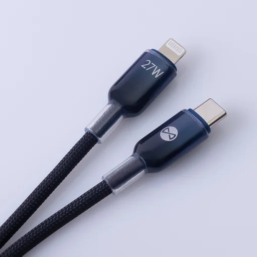 Forever Ombre kábel USB-C - Lightning 1,0 m 27W fekete - 3
