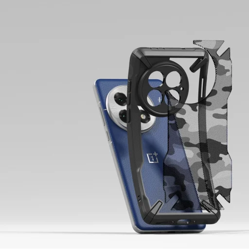 Ringke Fusion X Oneplus 13 Terepmintás Fekete Tok - 4