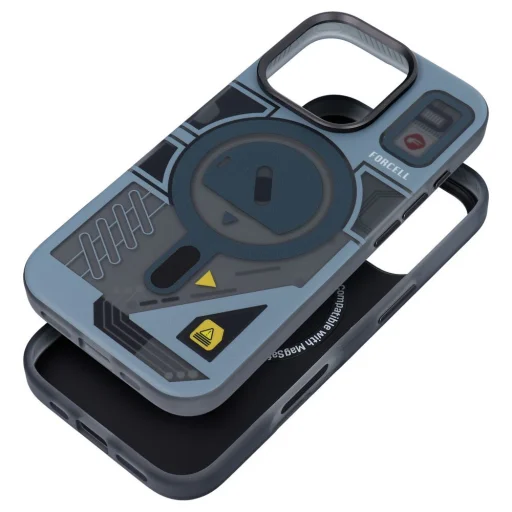 FORCELL F-PROTECT Levels kettős rétegű 4D technológiával, katonai ejtésteszten átesett, MagSafe kompatibilis IPHONE 16 PLUS tok, cyber szürke - 6