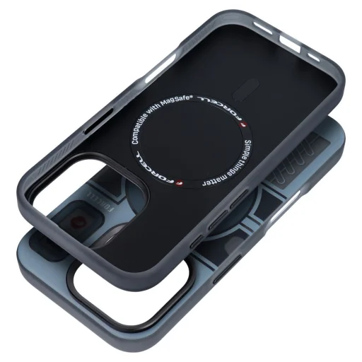 FORCELL F-PROTECT Levels két rétegű 4D technológiával, katonai ejtésteszt kompatibilis MagSafe-fel az iPHONE 16 PRO MAX cyber szürke tok - 7