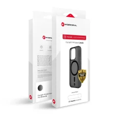 FORCELL F-PROTECT Levels kettős rétegű 4D technológiával, katonai ejtés-teszttel kompatibilis MagSafe támogatással IPHONE 16 PLUS tok füstös fekete