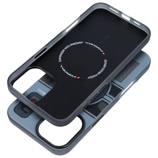 FORCELL F-PROTECT Levels kettős rétegű 4D technológiával, katonai ejtésteszten átesett, MagSafe kompatibilis IPHONE 16 PLUS tok, cyber szürke - 2