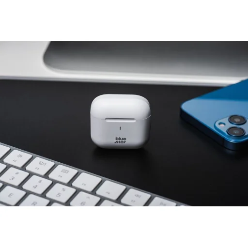 BLUE STAR vezeték nélküli fülhallgató TWS Nova Fi5 fehér - 5