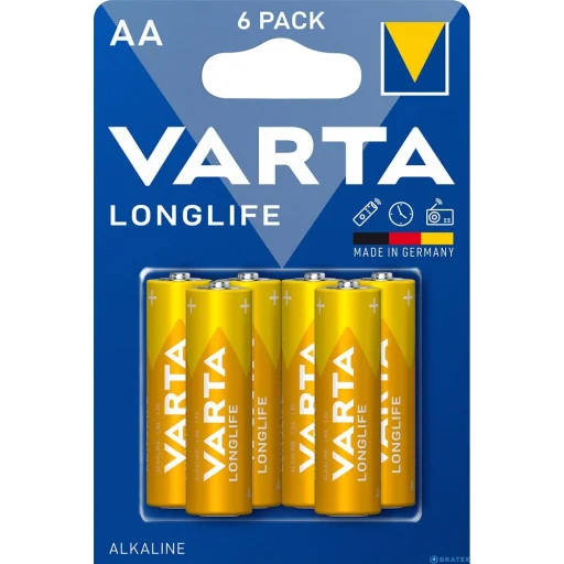 VARTA alkáli elem R6 (AA) Longlife 6 db - 1