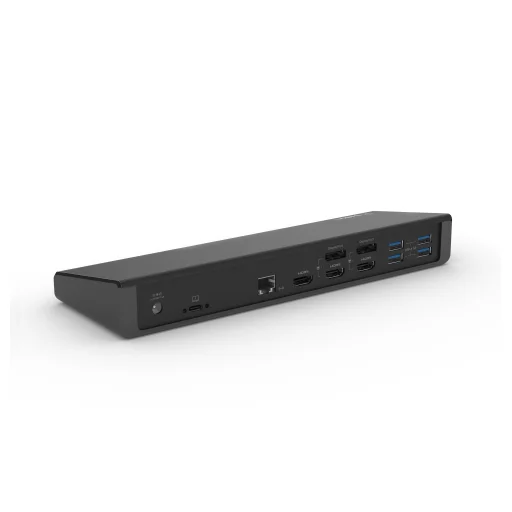 Belkin CONNECT USB C Display Link dokkoló, akár három kijelző támogatás 4K-ig, HDMI, DP, USB C, USB A, GbE, Audio, PD 85W, Mac/PC/Chrome kompatibilis - Fekete - 5