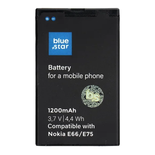 BLUE STAR PREMIUM akkumulátor NOKIA E66 / E75 / C5-03 / 3120 Classic / 8800 Arte Saphire számára 1200 mAh - 1