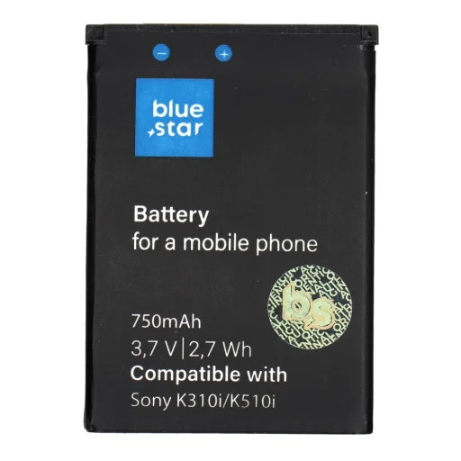 BLUE STAR PREMIUM akkumulátor SONY ERICSSON K310i / K510i / J300 / W200 / T280 készülékhez 750 mAh - 1