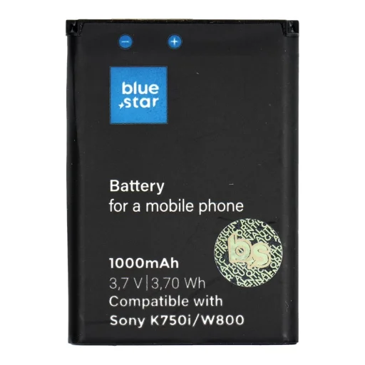 BLUE STAR PREMIUM akkumulátor SONY ERICSSON K750i / W800 / W550i / Z300 1000 mAh-hoz - 1