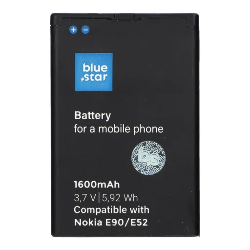 BLUE STAR PREMIUM akkumulátor NOKIA E90 / E52 / E71 / N97 / E61i / E63 / 6650 Flip 1600 mAh - 1