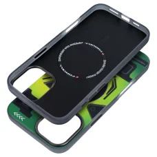 FORCELL F-PROTECT Levels Dual Layer 4D technológiával, Military Drop-Test kompatibilis MagSafe támogatással, IPHONE 16 PLUS tok, cyber zöld