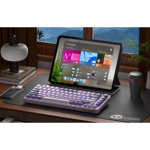  Mechanikus játékbillentyűzet MageGee SKY81 (lila) - 5