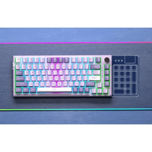  Mechanikus játékbillentyűzet MageGee SKY81 (lila) - 7
