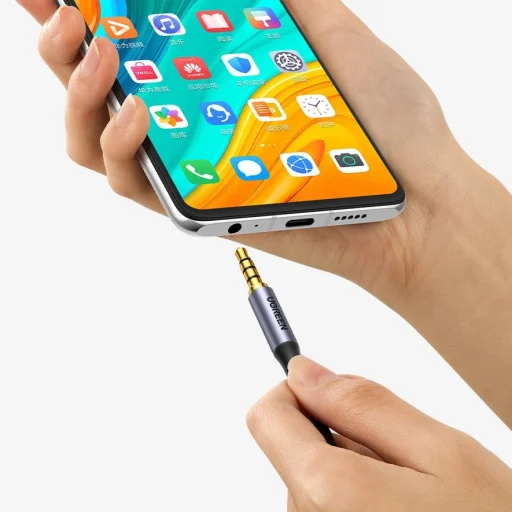 Ugreen AV183 20785 kábel 3.5mm mini jack / 3.5mm mini jack 3m - szürke - 2