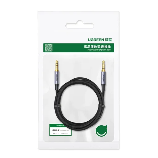 Ugreen AV183 20785 kábel 3.5mm mini jack / 3.5mm mini jack 3m - szürke - 12