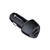 FORCELL F-ENERGY Carbon CC50-2A autós töltő 2 x USB A QC3.0 3A 36W fekete - 8