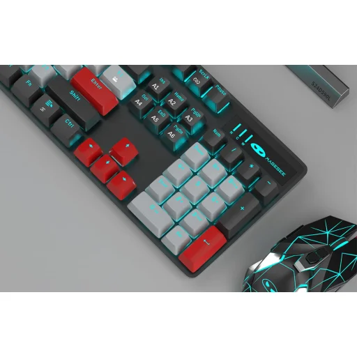  Mechanikus játék billentyűzet MageGee MK-STORM (fekete-szürke) - 6