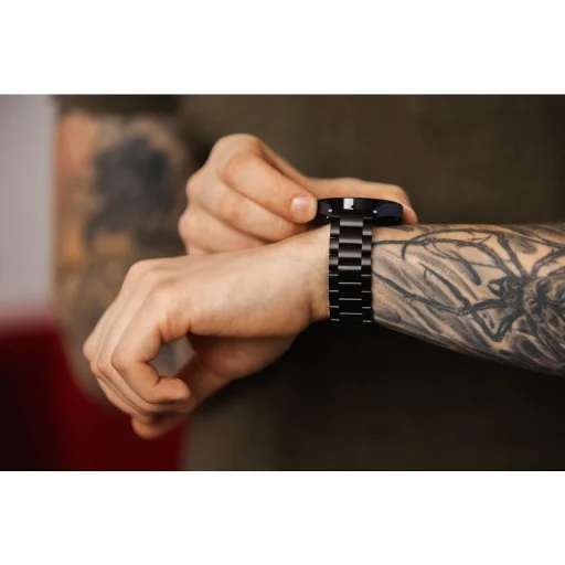 FORCELL F-DESIGN FS06 óraszíj Samsung Watch 20 mm fekete - 7