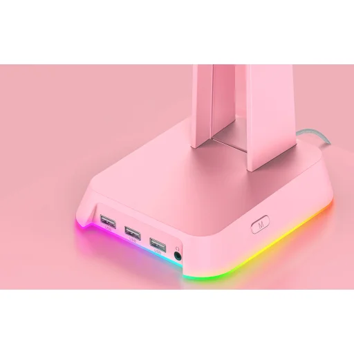 ONIKUMA ST-2 Fejhallgató állvány (Rózsaszín) - 4