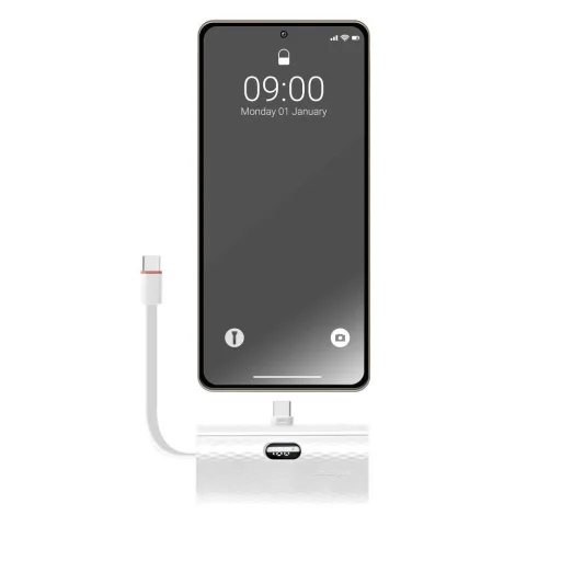 FORCELL F-ENERGY Power Plug F5K3 powerbank 5000 mAh Type C PD 20W szürke USB-C - 2