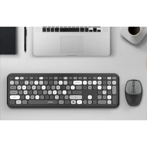 Vezeték nélküli billentyűzet + egér készlet MOFII 666 2.4G (fekete) - 3