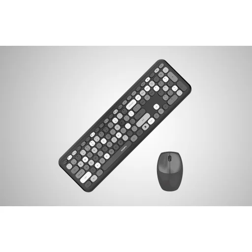 Vezeték nélküli billentyűzet + egér készlet MOFII 666 2.4G (fekete) - 5