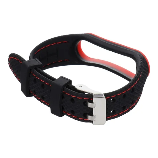 Elastomer szíj LIFESTYLE Xiaomi Mi Band 5 / 6 fekete (04) - 3