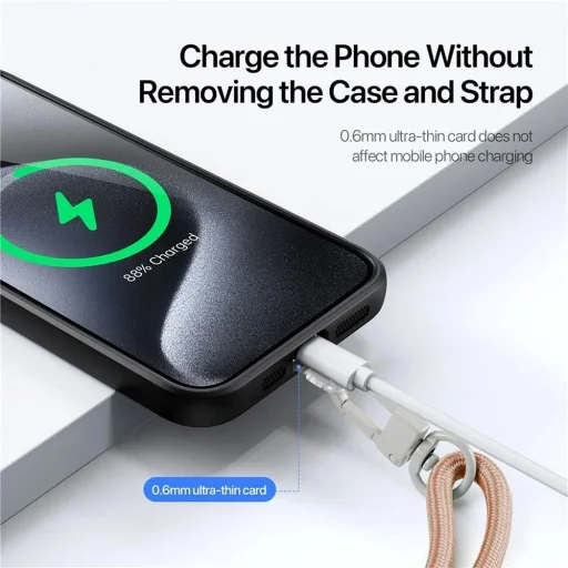 DUX DUCIS Plaz - cross-body telefon pánt - borostyán - 4