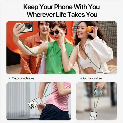 DUX DUCIS Plaz - keresztpántos telefontartó - zöld - 9