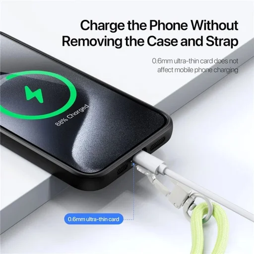 DUX DUCIS Plaz - keresztpántos telefontartó - zöld/sárga - 11