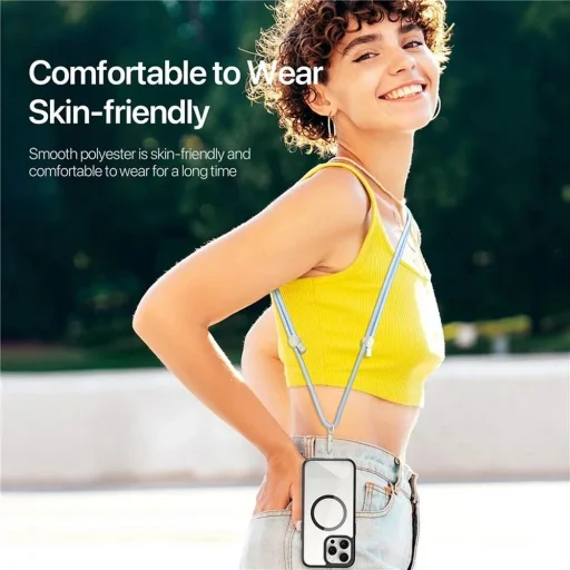 DUX DUCIS Plaz - vállra akasztható telefontartó pánt - világoskék - 8