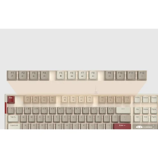 MageGee MK-STAR mechanikus gaming billentyűzet (retro fehér-szürke) - 7