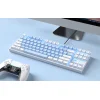 Mechanikus gaming billentyűzet MageGee MK-STAR (fehér-kék) thumbnail