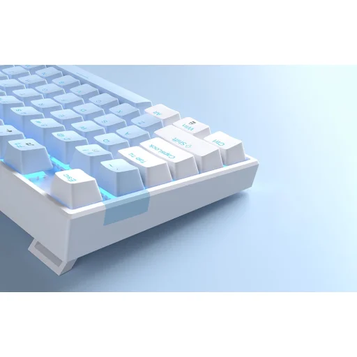 Mechanikus gaming billentyűzet MageGee MK-STAR (fehér-kék) - 5