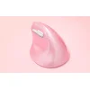 Delux M618Mini DB BT+2.4G 2400DPI Vezeték nélküli Vertikális Egér (rózsaszín) thumbnail