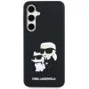 Karl Lagerfeld 3D Gumis Karl és Choupette Tok Samsung Galaxy S24 FE Fekete thumbnail