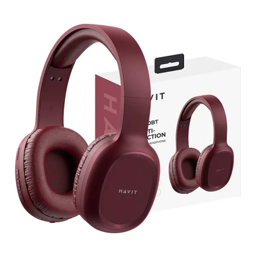 Havit H2590BT PRO Vezeték nélküli Bluetooth fejhallgató (piros) - 1