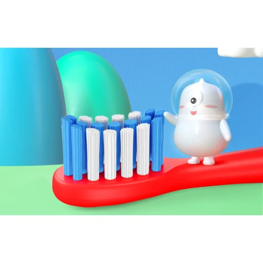 Sonic fogkefe gyerekeknek alkalmazással, fej készlettel Bitvae BVK7S (kék) - 5