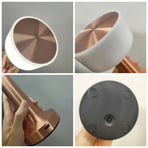 Night lamp WDL-01 vezeték nélküli rózsa arany - 5