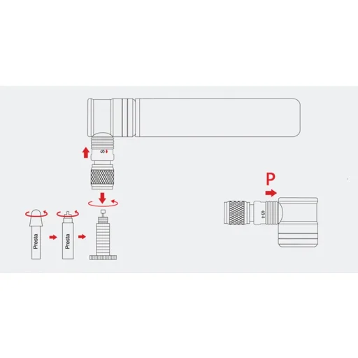 WILDMAN kerékpár pumpa mini GK8 - 9