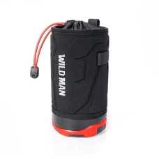 WILDMAN Biciklis táska R1 vízálló 1L palackhoz fekete-piros