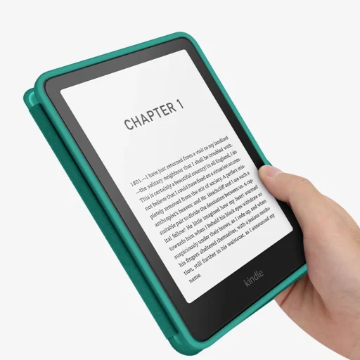 Tech-Protect FLIPTOK KINDLE PAPERWHITE VI / 6 / COLORSOFT / SIGNATURE EDITION puzdro JADEITOVÁ ZELENÁ - 7