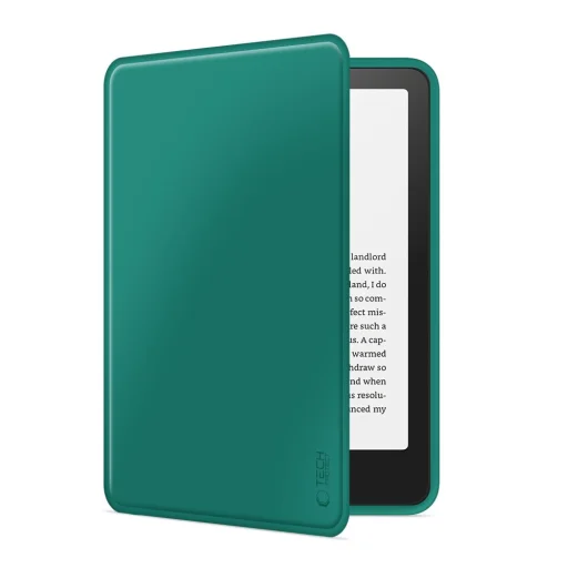 Tech-Protect FLIPTOK KINDLE PAPERWHITE VI / 6 / COLORSOFT / SIGNATURE EDITION puzdro JADEITOVÁ ZELENÁ - 3