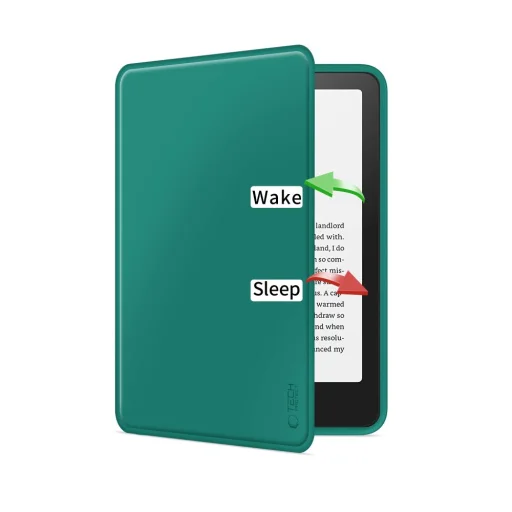 Tech-Protect FLIPTOK KINDLE PAPERWHITE VI / 6 / COLORSOFT / SIGNATURE EDITION puzdro JADEITOVÁ ZELENÁ - 4