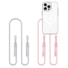 Tech-protect Flexair Chain Magsafe Iphone 16 Pro Szürke & Rózsaszín Tok - 1