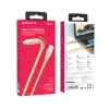 Borofone Kábel BU31 Clear Shadow Jelly - USB-Micro USB - 2,4A 1 méter arany - 5