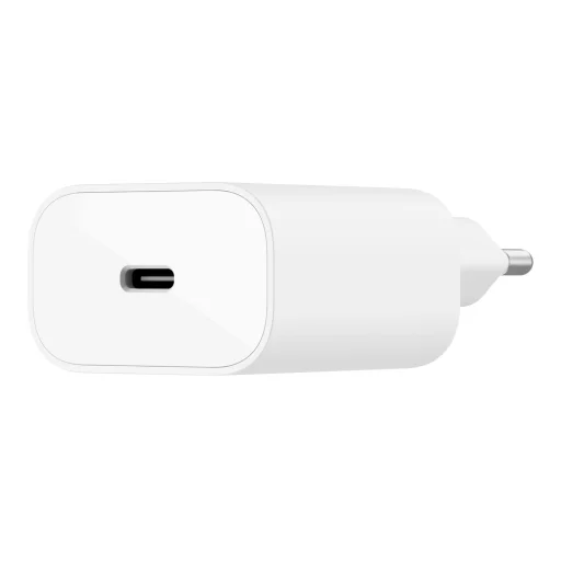 Belkin BOOST CHARGE 25W USB-C PD PPS Egyes Fali Töltő 1m C-típusú - Villám Kábel - Fehér - 3