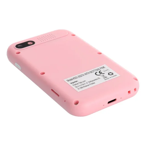Gyerekjáték telefon IPS kijelzővel 2,4" gombos KDC-0027A rózsaszín - 6
